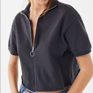 Urban Outfitters Recycled Cropped Polo T-Shirt